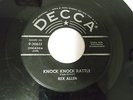REX ALLEN / KNOCK KNOCK RATTLE B/W INVITATION TO THE BLUES / RARE ROCKABILLY 45