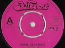 ABYSSINIANS Declaration Of Rights 79 ROOTS REGGAE 7” ??