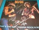 AC/DC - THATS THE WAY I WANNA ROCK N ROLL (LP SLEEVE SIGNED)