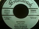 ERMA FRANKLIN    WHISPERS     BRUNSWICK  755430  EX CON
