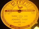 Johnny Cash 2nd #1 Hit Sun 78 Train of Love There You Go #258 Great E Condition