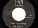 ROCKABILLY 45 MEL DOUGLAS CADILLAC BOOGIE SAN 1506