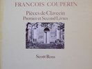 COUPERIN, HARPSICHORD 1° & 2° BOOK  SCOTT ROSS   STIL 8 LP  NM 