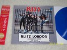 KISS - BLITZ LONDON  blaues Vinyl mit OBI Lim. 300
