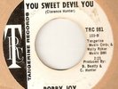 NORTHERN SOUL DEEP BOBBY JOY YOU SWEET DEVIL YOU / LETTER FROM A SOLDIER 45 hear