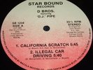 D BROS. & DJ PIPE CALI SCRATCH & ILLEGAL CAR DRIVING 1986 ELECTRO RAP 12