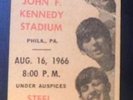 THE BEATLES   RARE UNUSED 1966 JFK STADIUM CONCERT TICKET authentic original