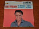 Elvis Presley 45 Record 447-0601 That's All Right / Blue Moon of Kentucky N MINT