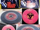 THE ROLLING STONES-SATISFACTION  GERMANY PS maroon DECCA 1st PRESS 1965 EX+
