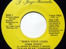 Modern Soul Boogie 45 SUGAR BEAR JOHNSON When Your Jones Come Down on T-Jaye M-
