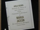 Mahalia Jackson on Apollo ALP 1001