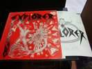 EXPLORER EXPLODING RARE NWOBHM  LP  IRON MAIDEN VIRTUE FIST