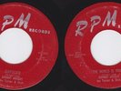 JOHNNY WRIGHT W/ IKE TURNER 45 Suffocate RPM Label 443 SUPER RARE BLUES VG 1955