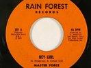 70s Soul 45 MASTER FORCE Don't Fight The Feeling / Hey Girl on Rain Forest