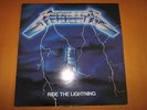 METALLICA, Ride the Lightning. 1984, Rare First Press LP UK Erstauflage 