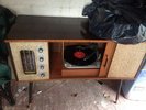 Old Radio And Record Player