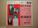 THE CRICKETS EP ON CORAL FEP 2062  FROM 1960 WITH BUDDY HOLLY EX/COND 1 STAMPERS