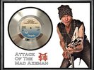 MICHAEL SCHENKER GROUP - ATTACK OF THE MAD AXEMAN - FRAMED SILVER 45rpm  RECORD