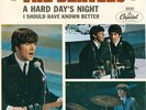 The Beatles, A Hard Day's Night 1964 Capitol West Coast Picture Sleeve & 45