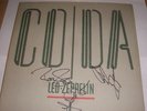 LED ZEPPELIN - CODA - LP SLEEVE (SIGNED)