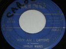 SHIRLEY WAHLS Why Am I Crying KING northern soul crossover