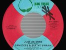 SAM DEES & BETTYE SWANN  /  JUST AS SURE  /     