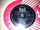 ELVIS - THAT'S ALL RIGHT 78 RCA Rare South Africa Pressing