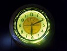 RARE 1950s SUN RECORDS CARL PERKINS BLUE SUEDE SHOES ANNIVERSARY SPIN NEON CLOCK