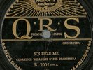 Clarence Williams, King Oliver, Squeeze Me, New Down Home Blues QRS 7005 78 rpm