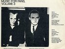 Robert Fripp & Brian Eno - MUSIC FOR FANS, VOLUME 3 (Ltd Ed: 491/500) OOP