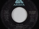 70's Soul 45 MANDRILL Too Late ARISTA HEAR