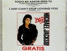 MICHAEL JACKSON 45 Venezuela SMALL HOLE PS TODO MI I Just Can't INTRO Promo HEAR