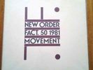 New Order - Movement LP Factory Records Joy Division