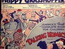  Happy Grasshopper   78 RPM Record And Comic Set   a Talking Komic
