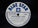 RARE DJANGO REINHARDT 78rpm FRENCH Blue Star White Label BSN33 Anniversary Song