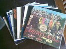 TEN BEATLE LP'S RUBBER SOUL WHITE ALBUM ABBEY ROAD SGT PEPPER