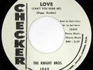 rare Soul R&B 45 KNIGHT BROS. love CHECKER Hear