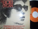 BOB DYLAN EP PS Postively 4th Street France LANGUETTE unique rare cover + TAB