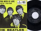 BEATLES All you need is love issued with UK disc BELGIUM EXPORT 1967 Parlophone