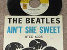 The Beatles-Ain't She Sweet-Atco Picture Sleeve & Vinyl 45