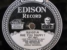 Edison Diamond Disc 52107 B.A. Rolfe / Irwin Abrams fox trots