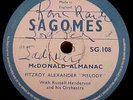 CALYPSO-SIGNED-FITZROY ALEXANDER,NORMAN SPAN KING RADIO, Sagomes 78