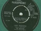 The Beatles. - Lady Madonna WITH INSERT  * RARE * 7