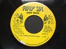 THREE WICKED  MEN  /  REGGAE GEORGE  /  orig  56 HOPE ROAD   7 in 1981
