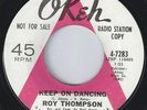 ROY THOMPSON KEEP ON DANCING OKEH DEMO NORTHERN SOUL LISTEN