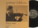 ARTHUR LEBLANC Violin 3rd RECITAL Faure BACH   ACADIA LL2000 RCA Custom Pressing