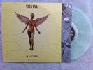 Nirvana IN UTERO Kurt Cobain Dave Novoselic CLEAR VINYL 12