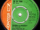 BUNNY & RUDDY/SKINHEAD REGGAE/NU BEAT NB011/1968..ON THE TOWN..EX..LISTEN