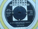 EDDIE HOLLAND If It's Love (It's All Right) - RARE 1963 UK 45 - ORIOLE 1808