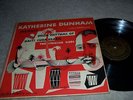 KATHERINE DUNHAM Drum Rhythms Of Haiti Cuba Brazil RARE 1950's AFRO-JAZZ LP NR